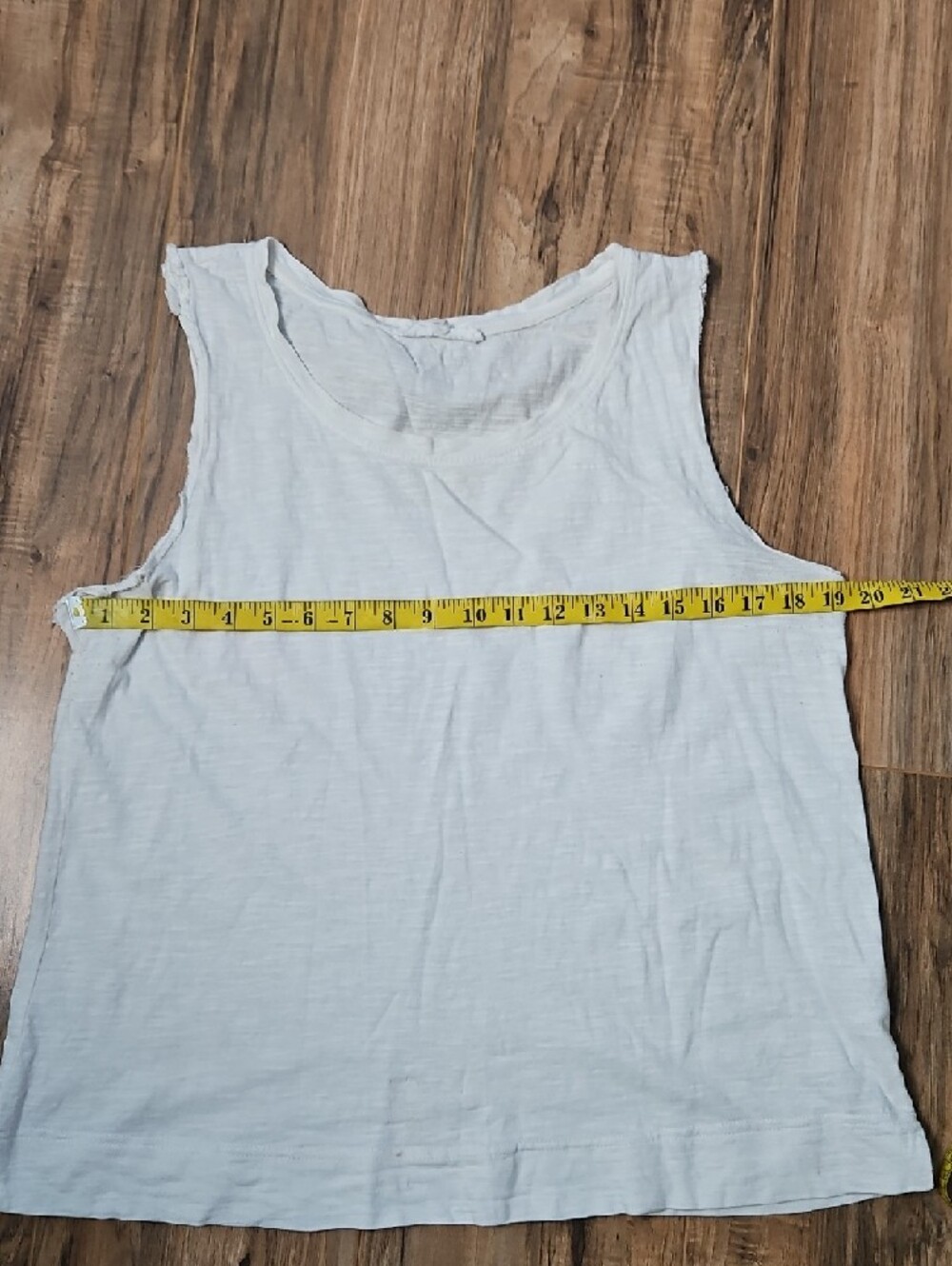 💕SALE Jane Delancey Women's White Cutout Sleeves Tank Top - Classic Crewneck Med - Picture 7 of 11